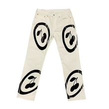 514 Cherry Logo Denim (White)