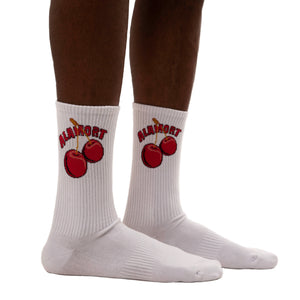 Cherry Logo Sock (White)